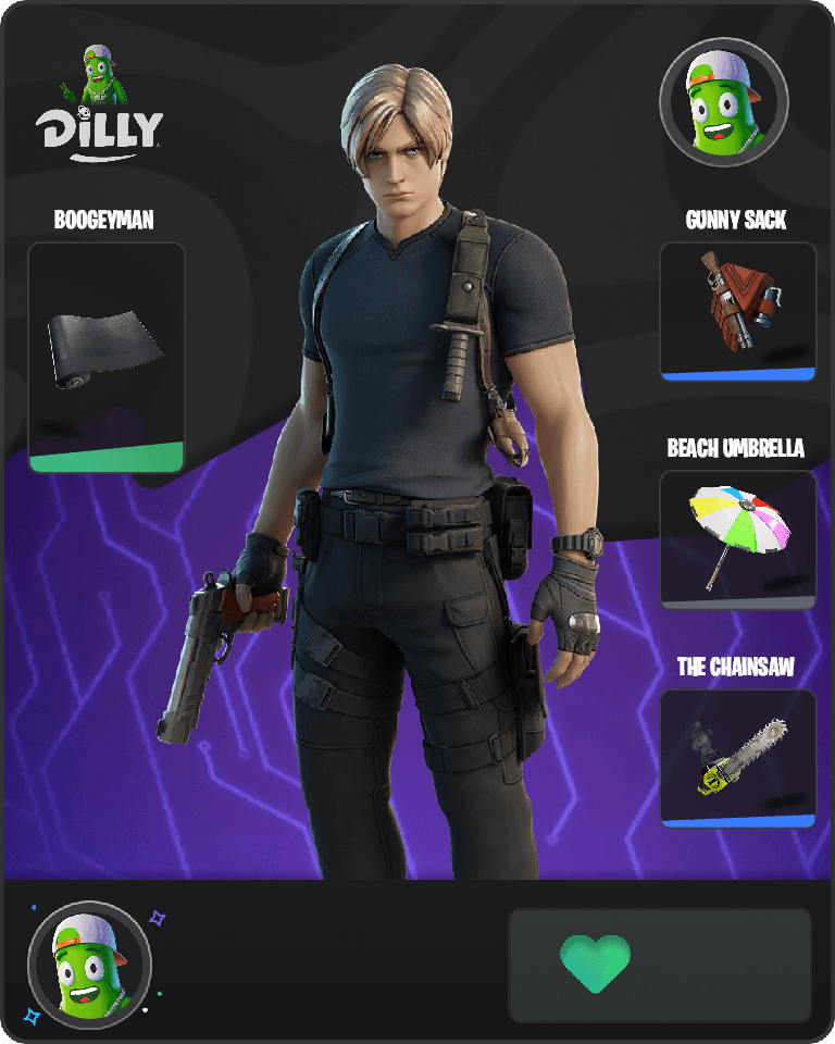 Leon S. Kennedy Fortnite combo
