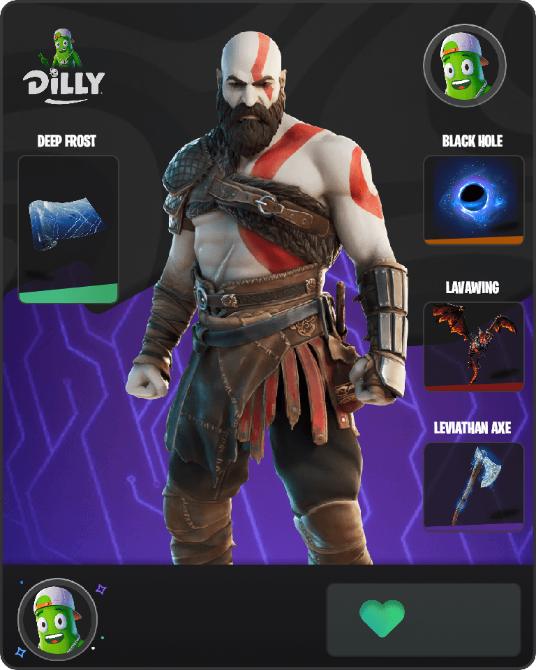 Kratos Fortnite combo