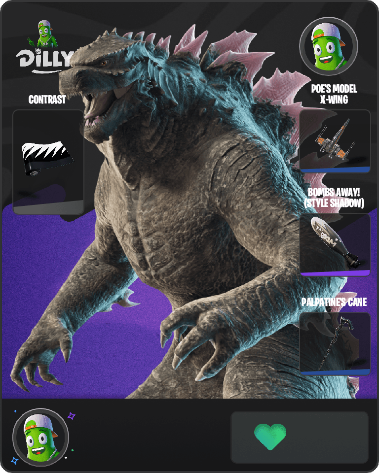 Godzilla Evolved Fortnite combo