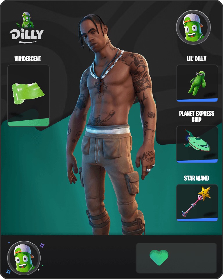 Travis Scott Fortnite combo