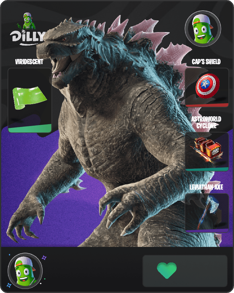 Godzilla Evolved Fortnite combo