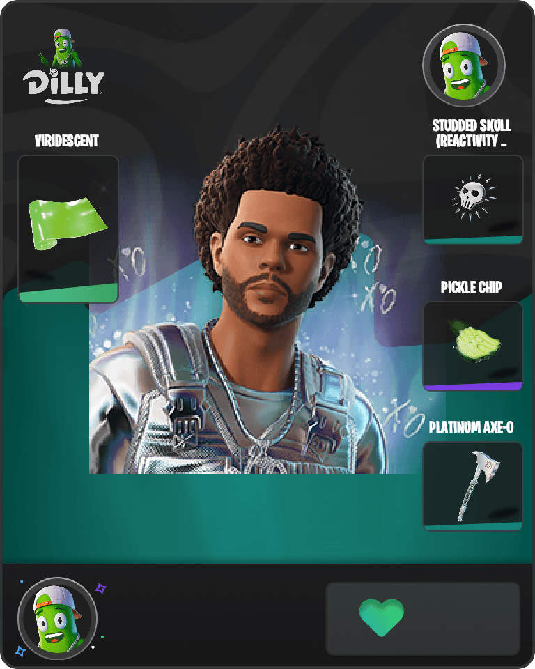 Platinum The Weeknd Fortnite combo