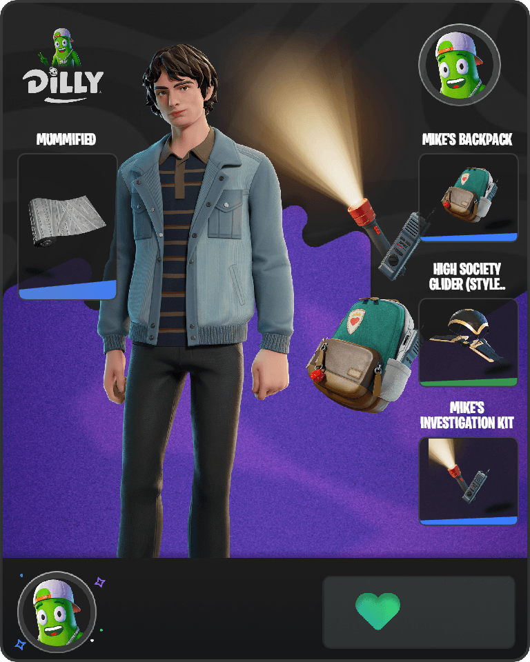 Mike Wheeler Fortnite combo