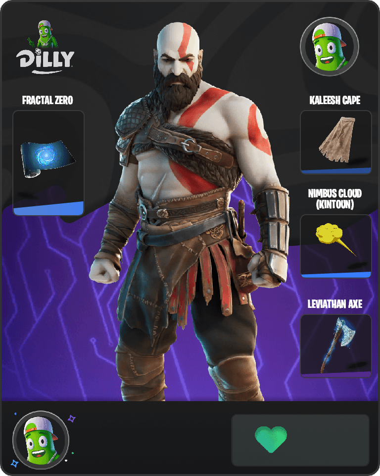 Kratos Fortnite combo