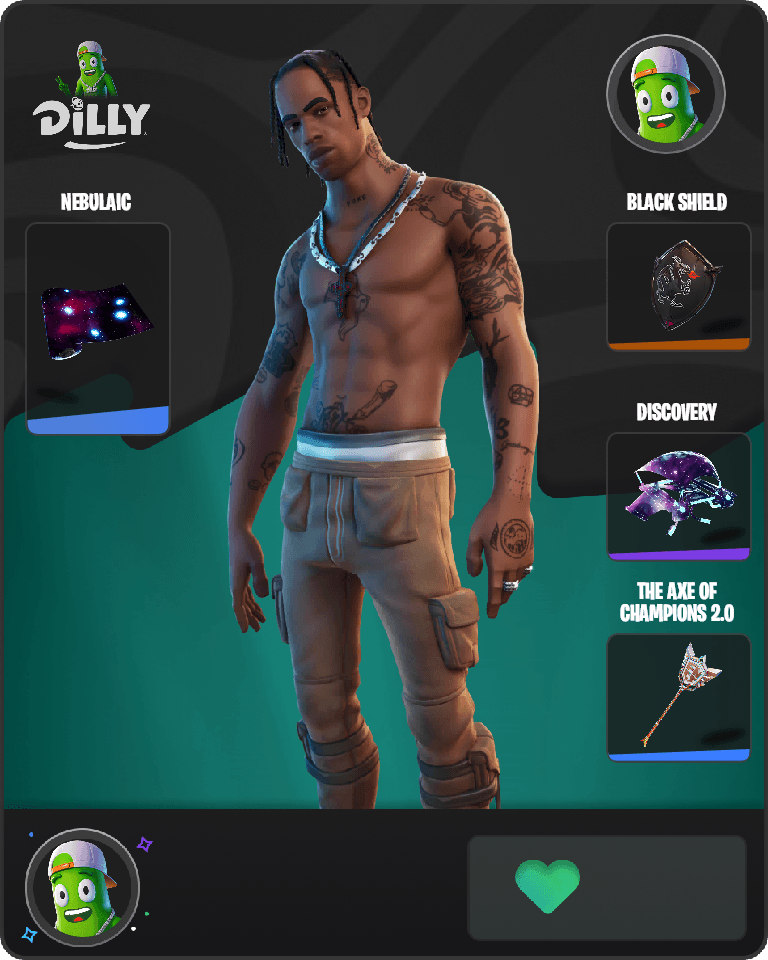 Travis Scott Fortnite combo