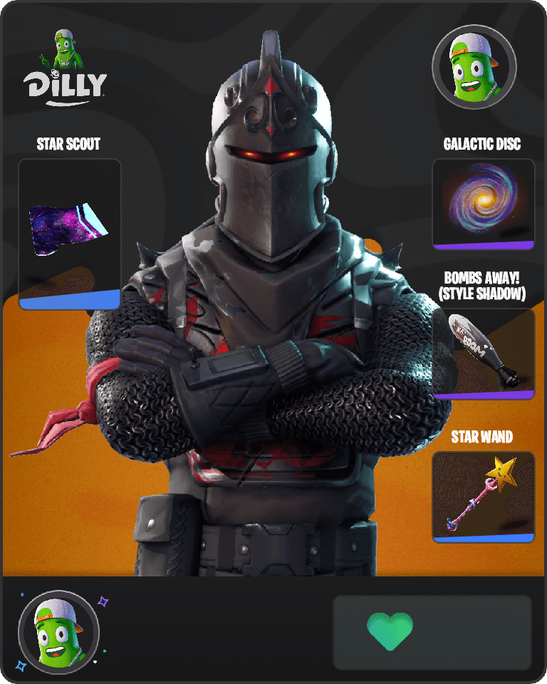 Black Knight Fortnite combo