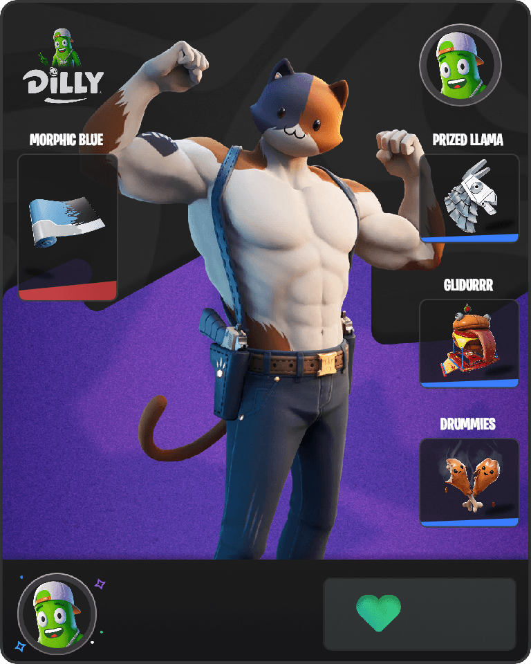 Meowscles Fortnite combo