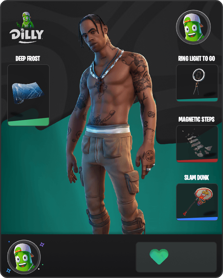Travis Scott Fortnite combo