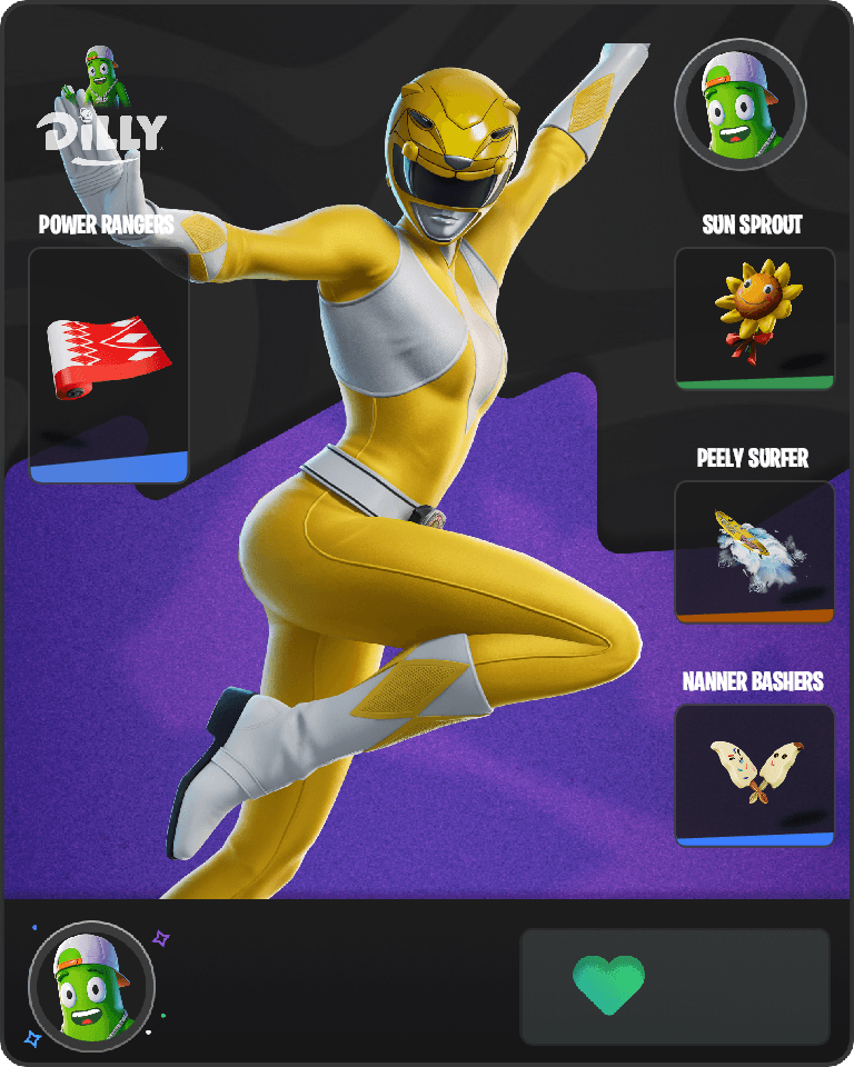 Yellow Ranger Fortnite combo