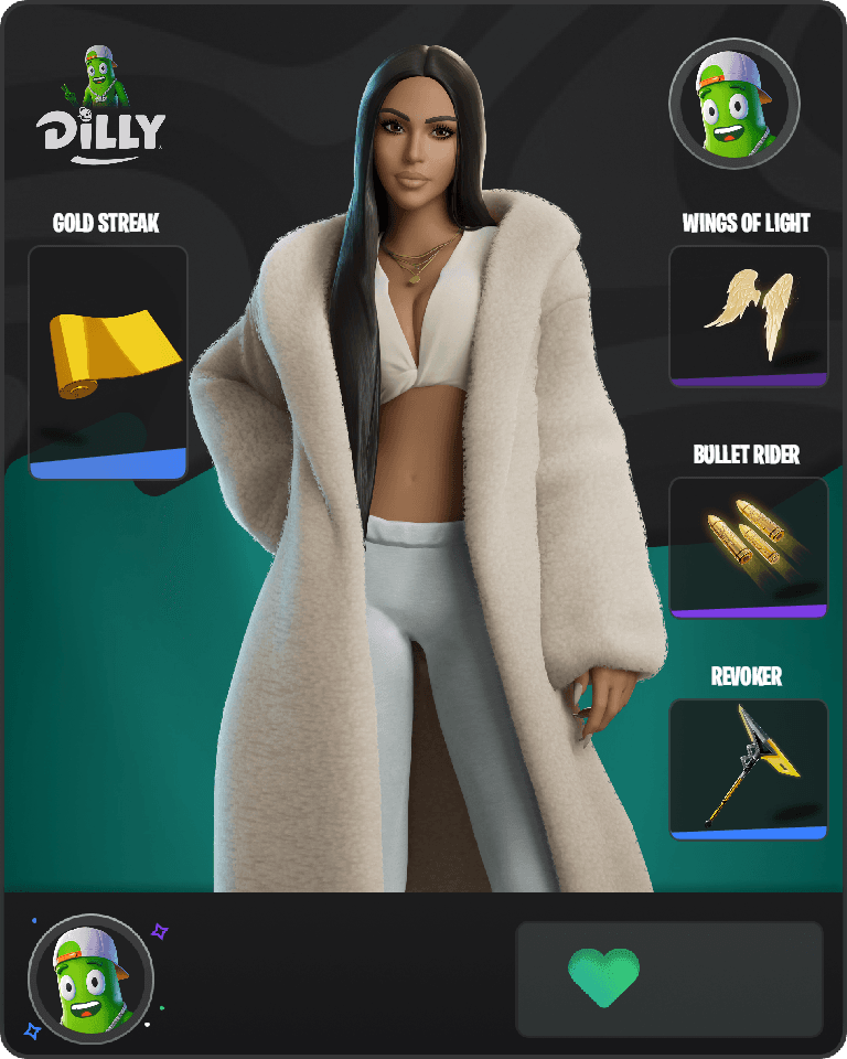 Kim Kardashian Fortnite combo