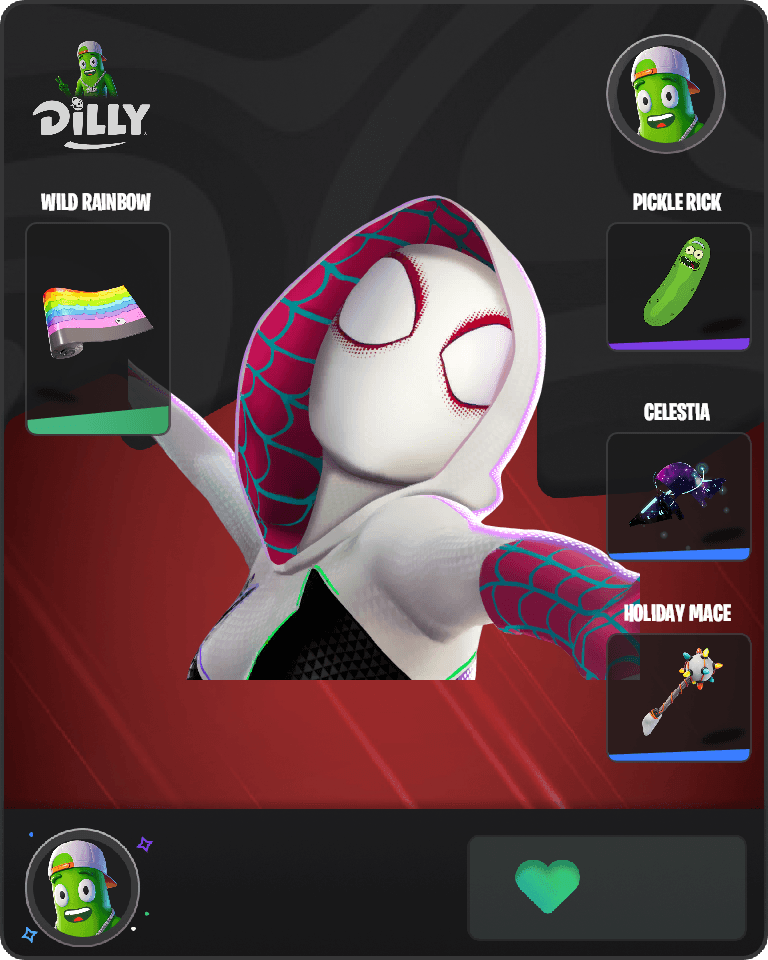 Spider-Gwen Fortnite combo