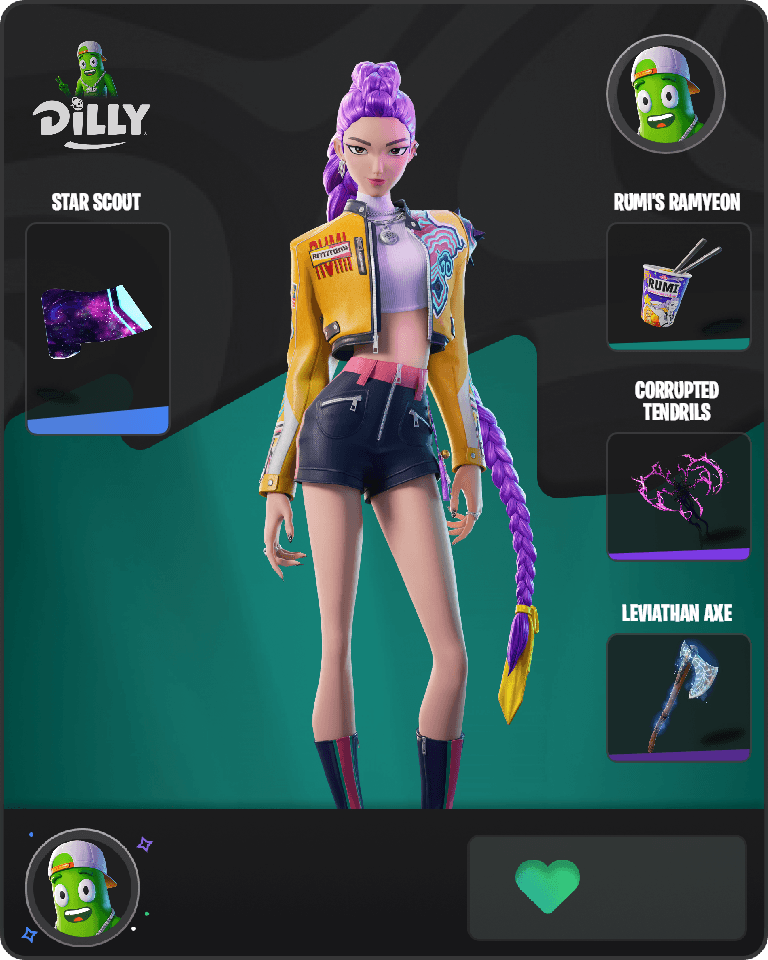Rumi (HUNTR/X) Fortnite combo