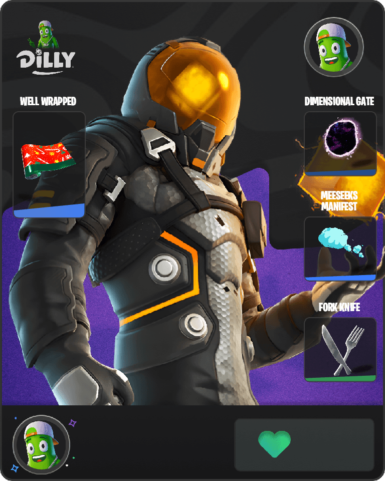 Dark Voyager (Reality Redacted) Fortnite combo