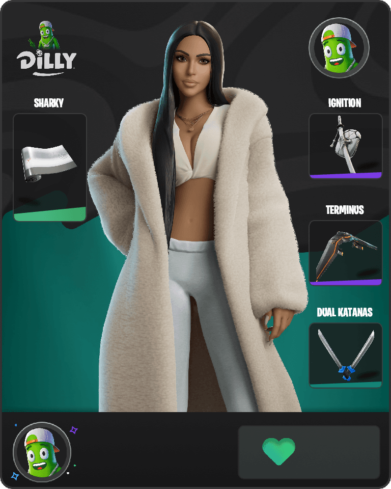 Kim Kardashian Fortnite combo