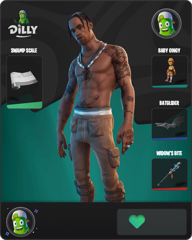 Travis Scott Fortnite combo