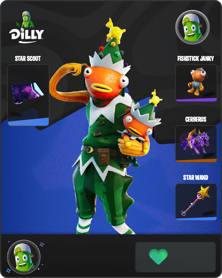 Fa-La-La-La-Fishstick Fortnite combo