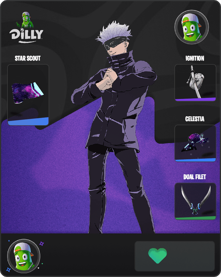 Satoru Gojo Fortnite combo
