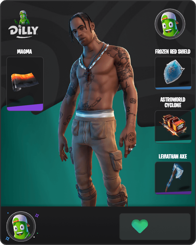 Travis Scott Fortnite combo