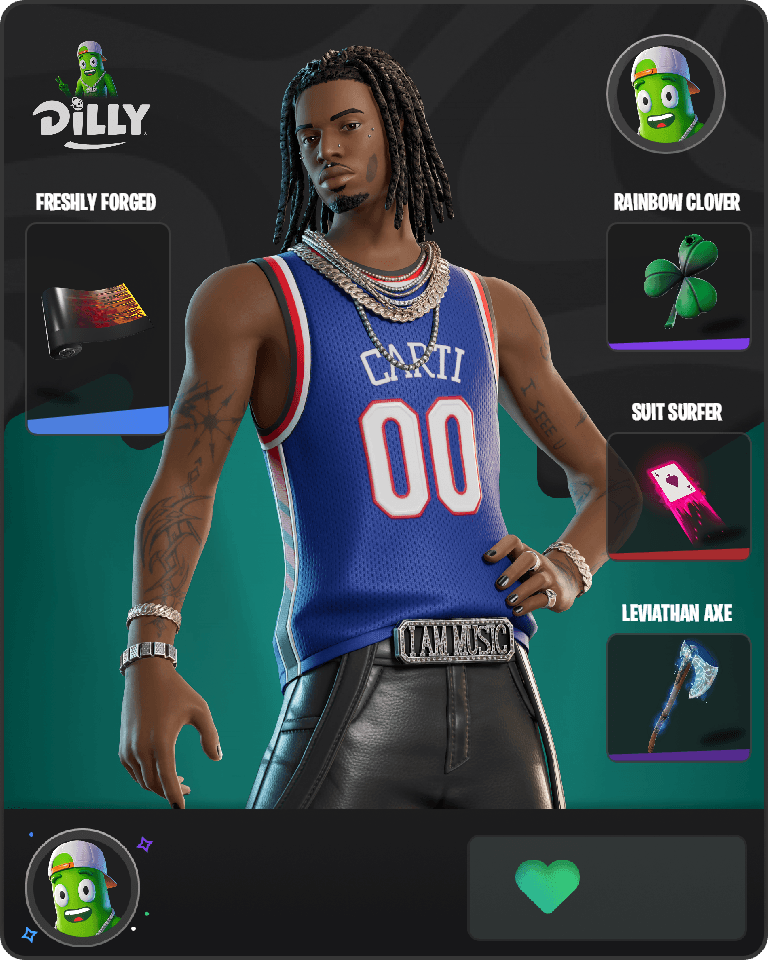 Playboi Carti Fortnite combo