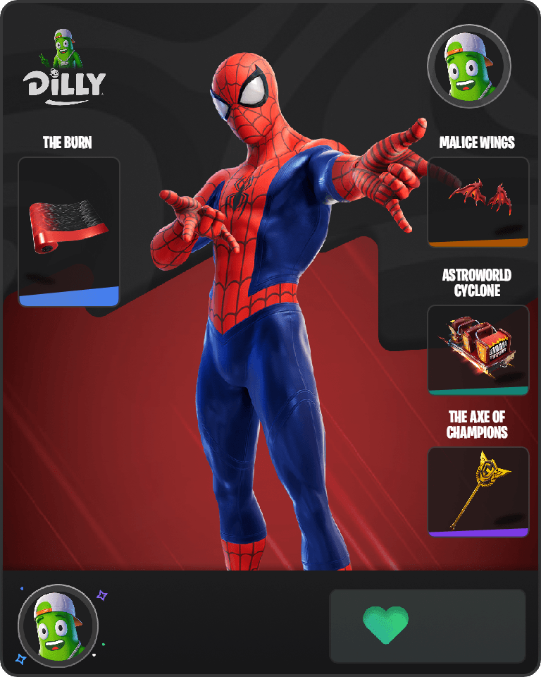Spider-Man Fortnite combo