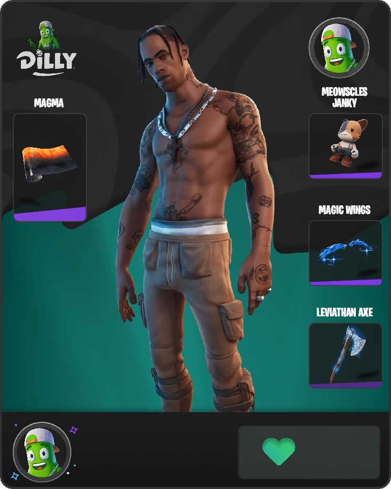 Travis Scott Fortnite combo