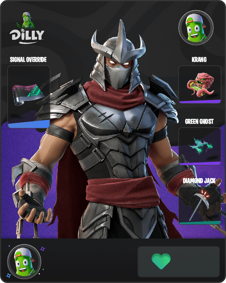 Shredder Fortnite combo
