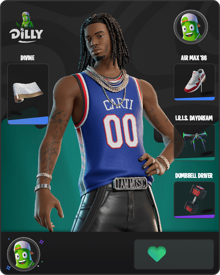 Playboi Carti Fortnite combo
