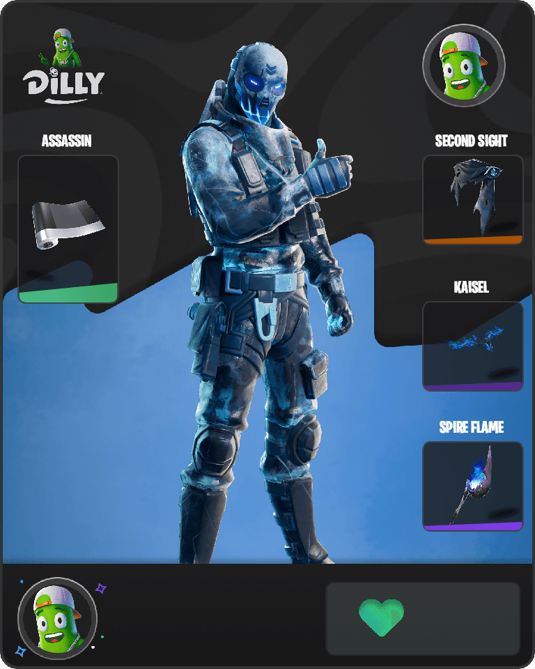 Icy Metal Mouth Fortnite combo