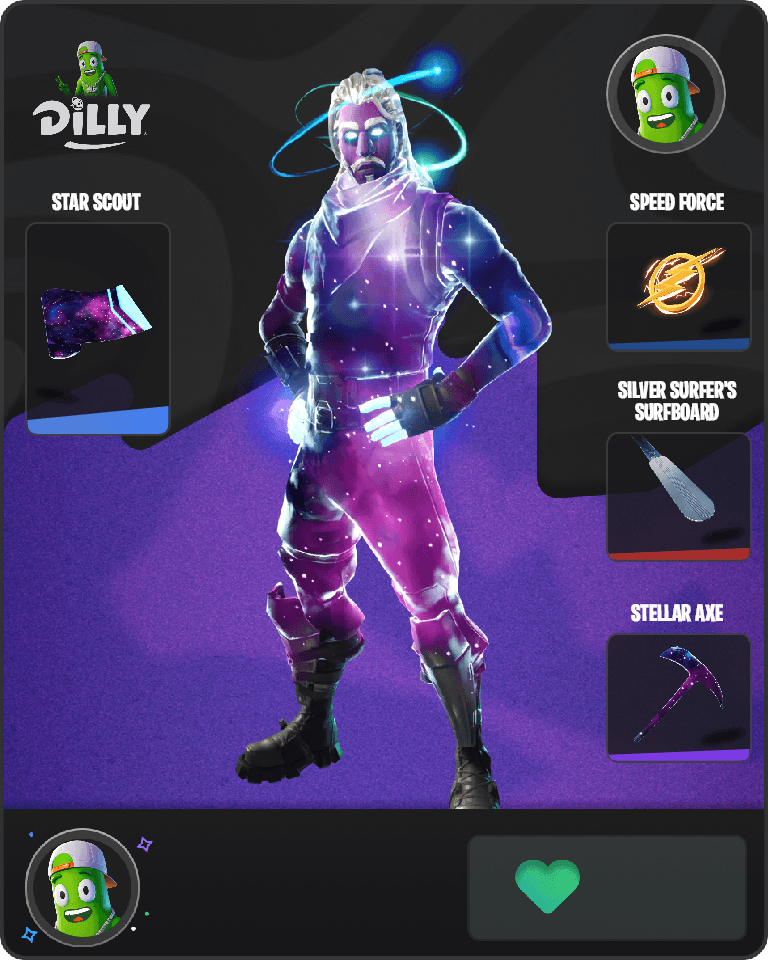Galaxy Fortnite combo