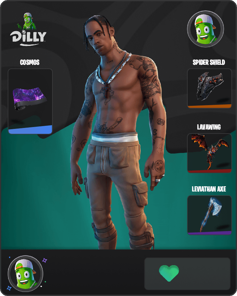 Travis Scott Fortnite combo