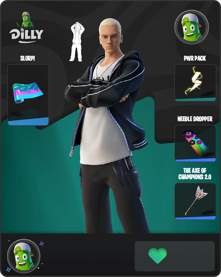 Slim Shady Fortnite combo
