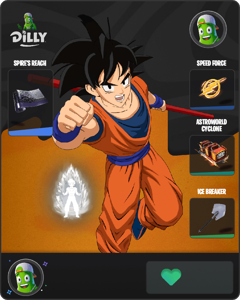 Son Goku Fortnite combo