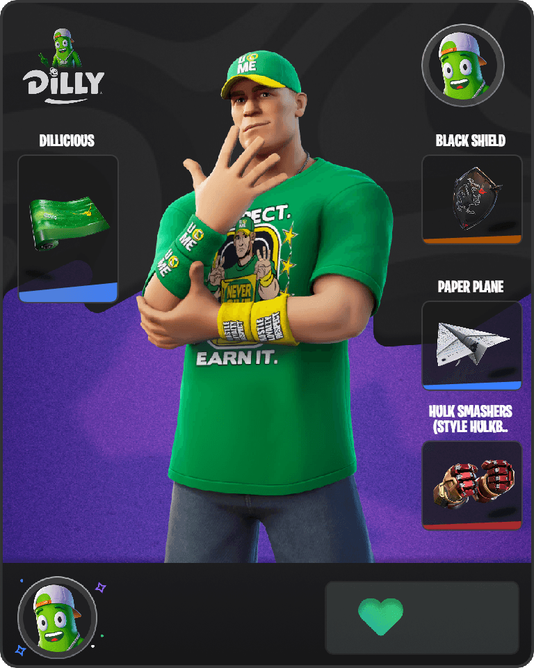 John Cena Fortnite combo