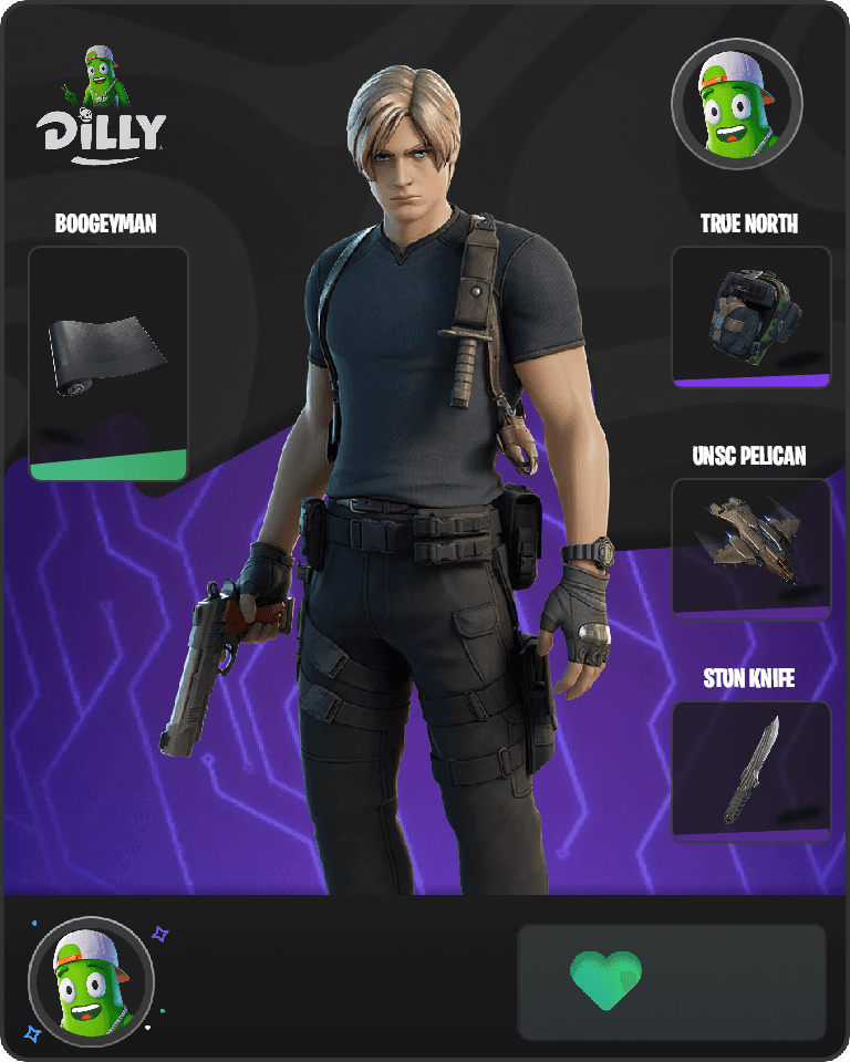 Leon S. Kennedy Fortnite combo