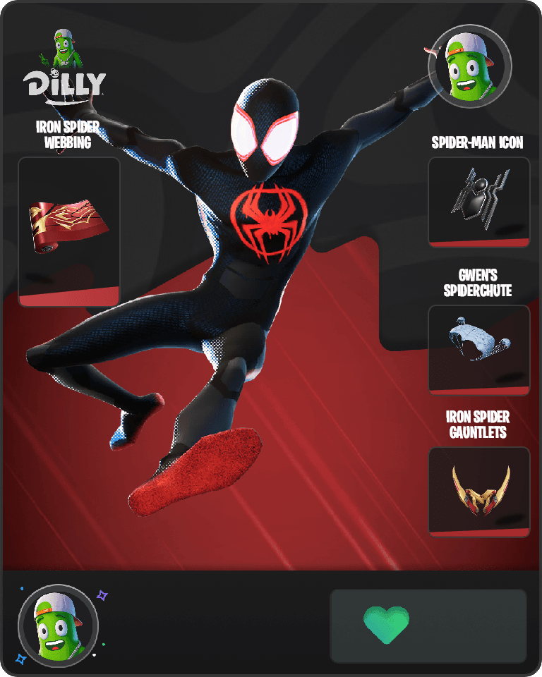 Spider-Man (Miles Morales) Fortnite combo