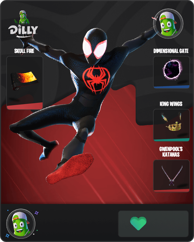 Spider-Man (Miles Morales) Fortnite combo