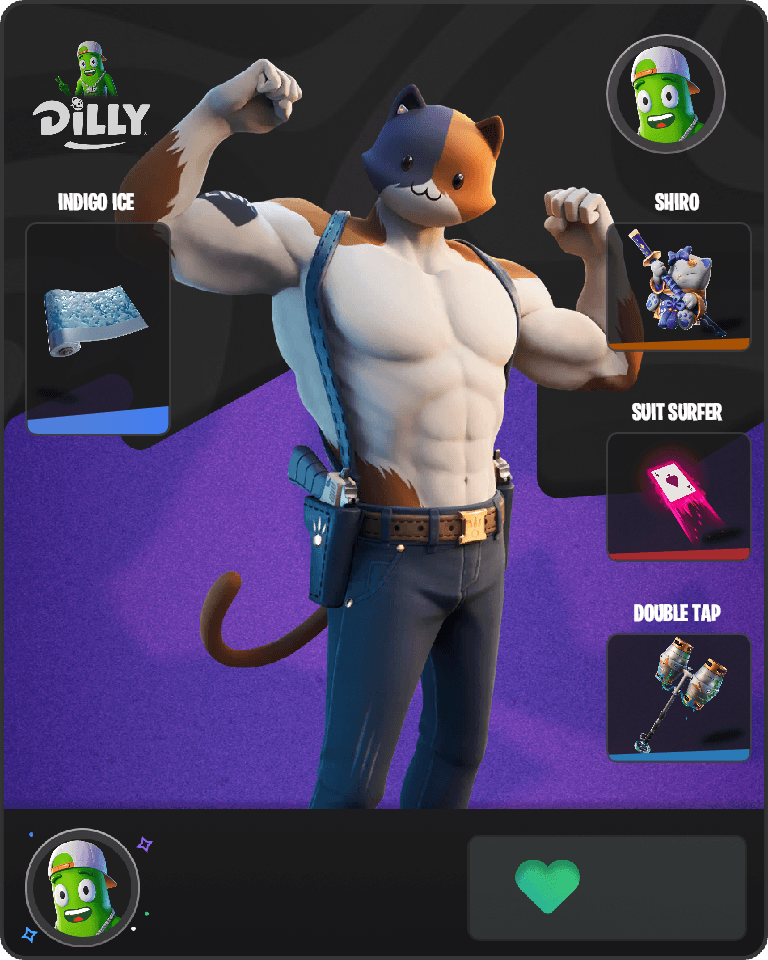 Meowscles Fortnite combo