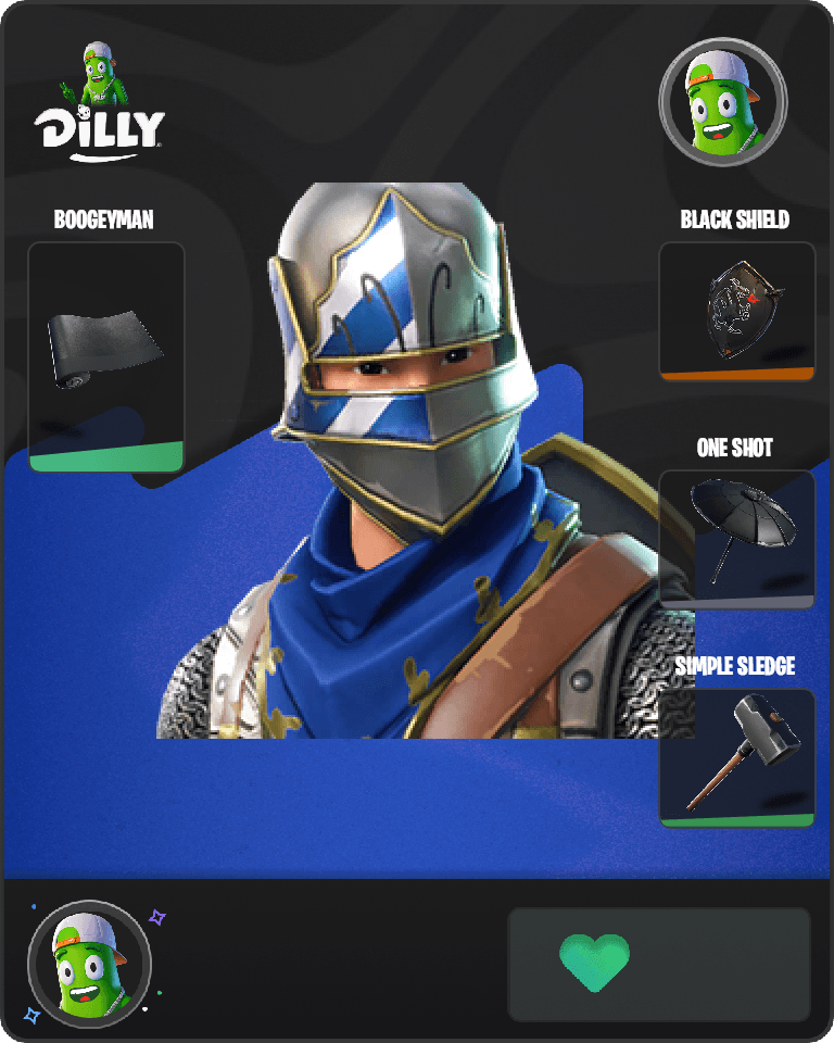 Blue Squire Fortnite combo