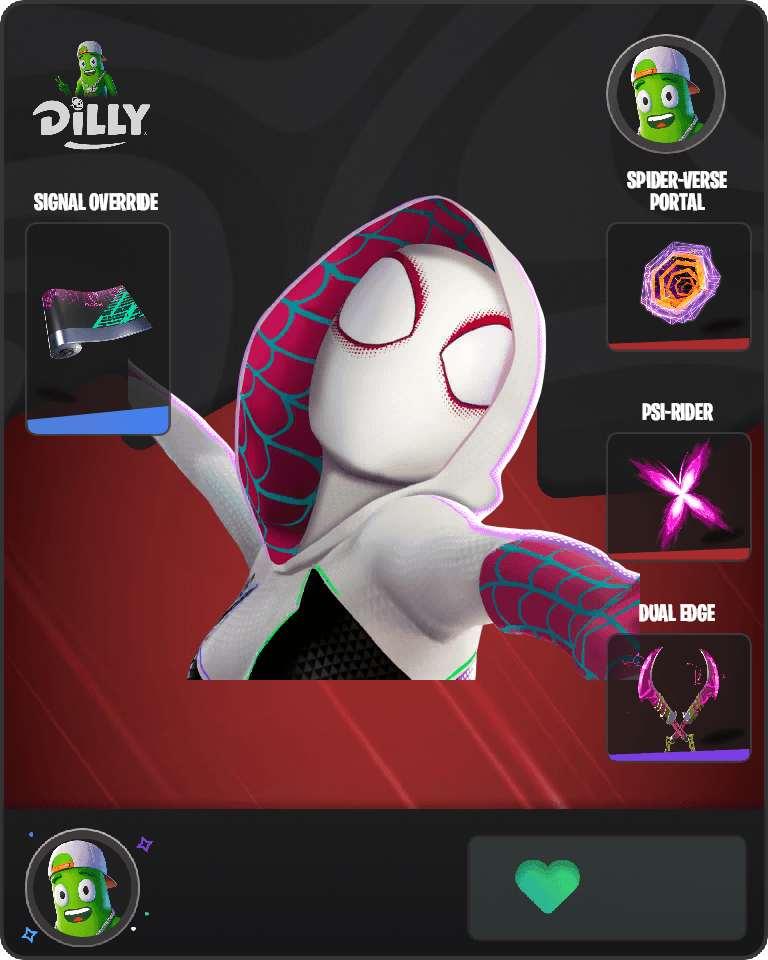 Spider-Gwen Fortnite combo
