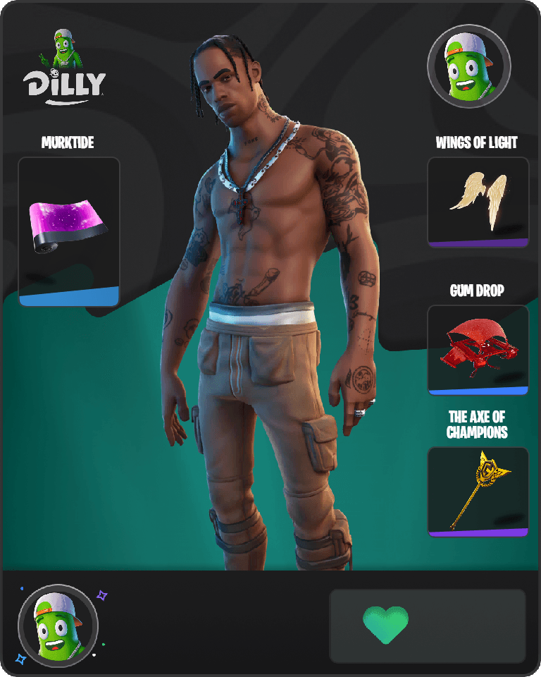 Travis Scott Fortnite combo