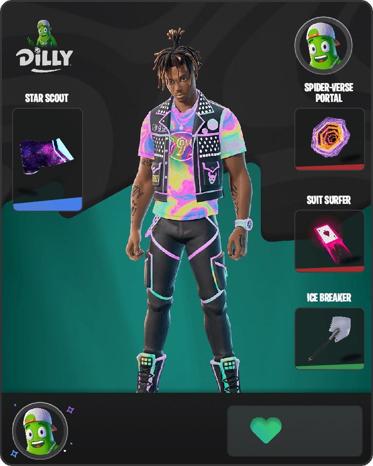 Juice WRLD Fortnite combo