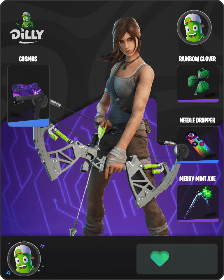 Lara Croft Fortnite combo