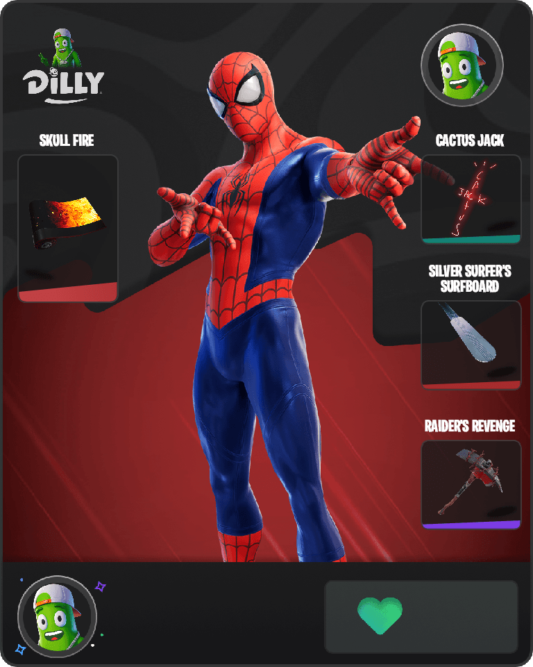 Spider-Man Fortnite combo