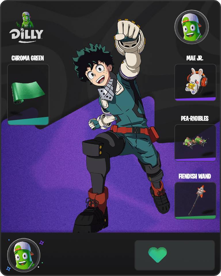 Izuku Midoriya Fortnite combo