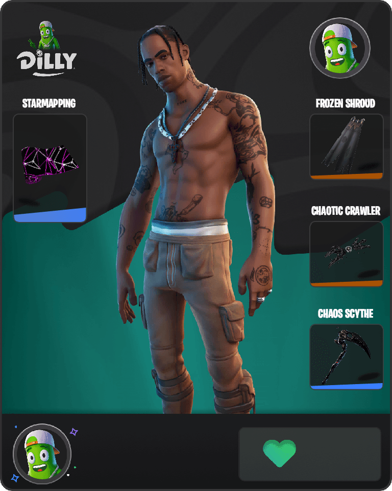 Travis Scott Fortnite combo