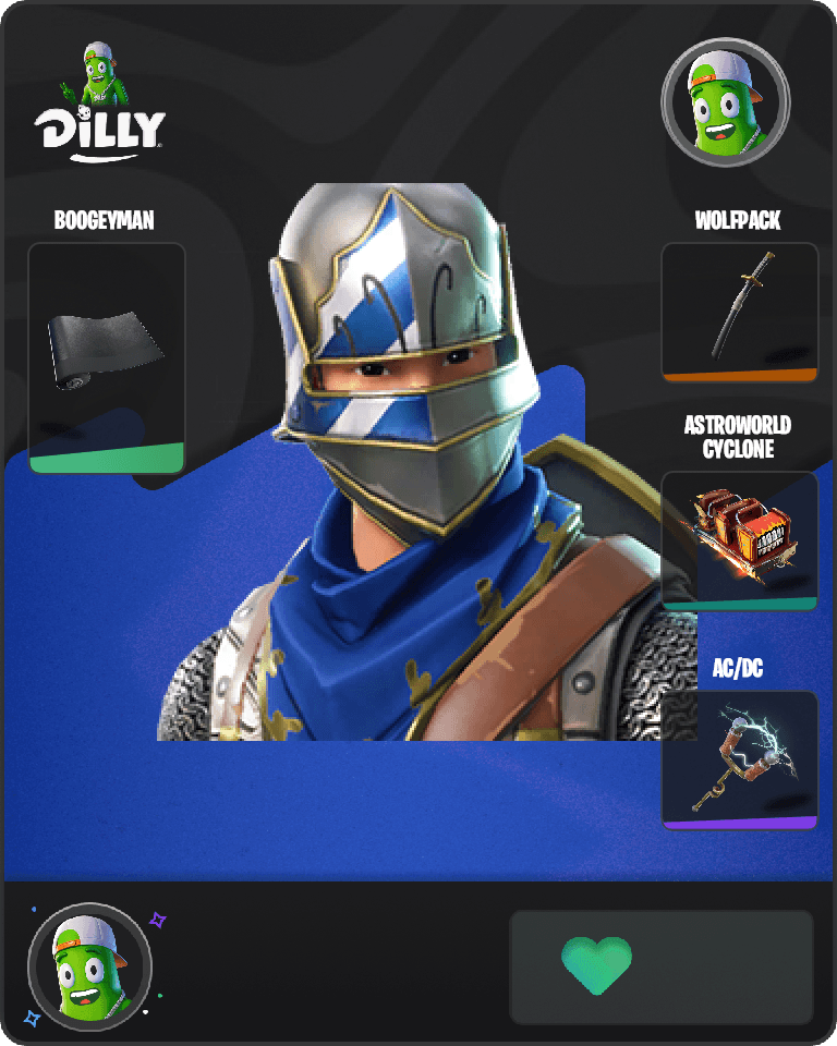 Blue Squire Fortnite combo