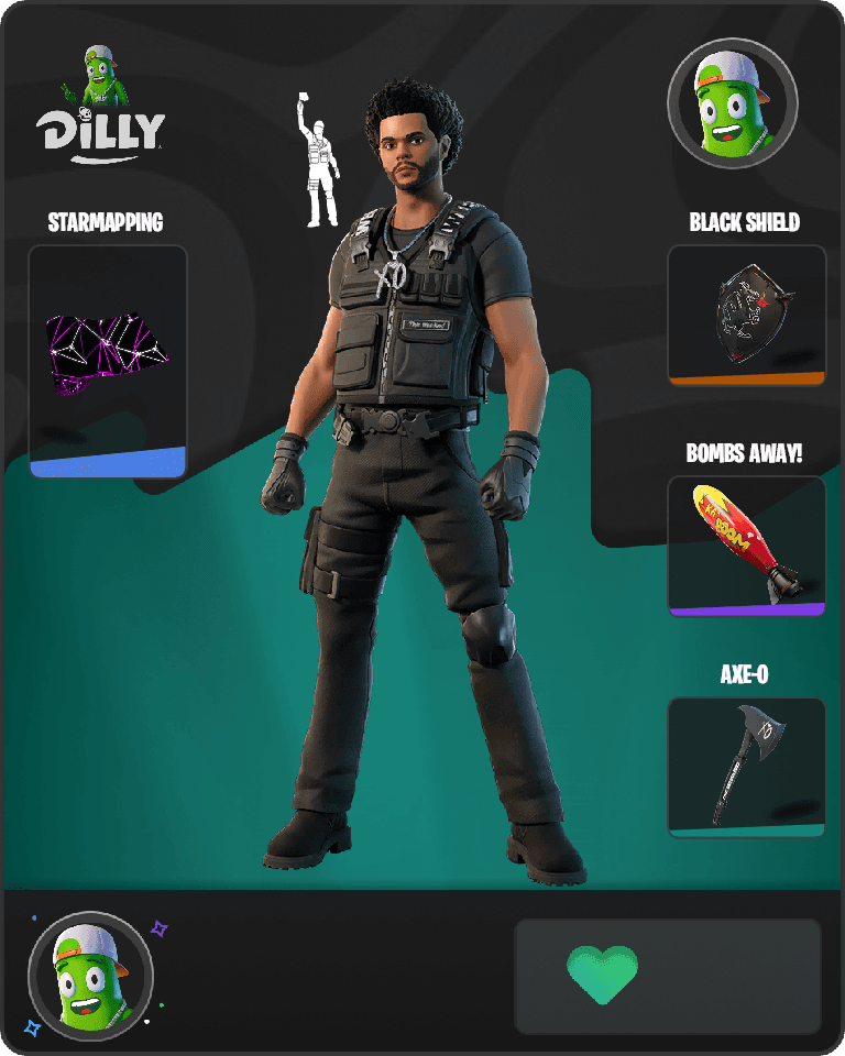The Weeknd Combat Fortnite combo