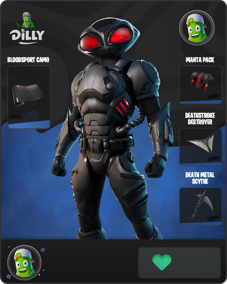 Black Manta Fortnite combo