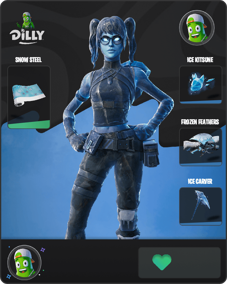 Ice Crystal Fortnite combo