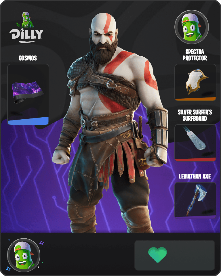 Kratos Fortnite combo